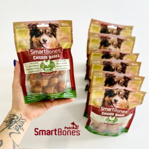 تشویقی دنتال سگ اسمارت بونز با طعم مرغ (گرهای) | SmartBones Chicken Bones 8x 1 تشویقی دنتال سگ اسمارت بونز با طعم مرغ (گره ای) | SmartBones Chicken Bones 8x