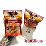 تشویقی دنتال سگ اسمارت بونز با طعم سیب زمینی شیرین - گره‌ای (8 عدد) | SmartBones Sweet Potato SmartBones Sweet Potato Bones 8x