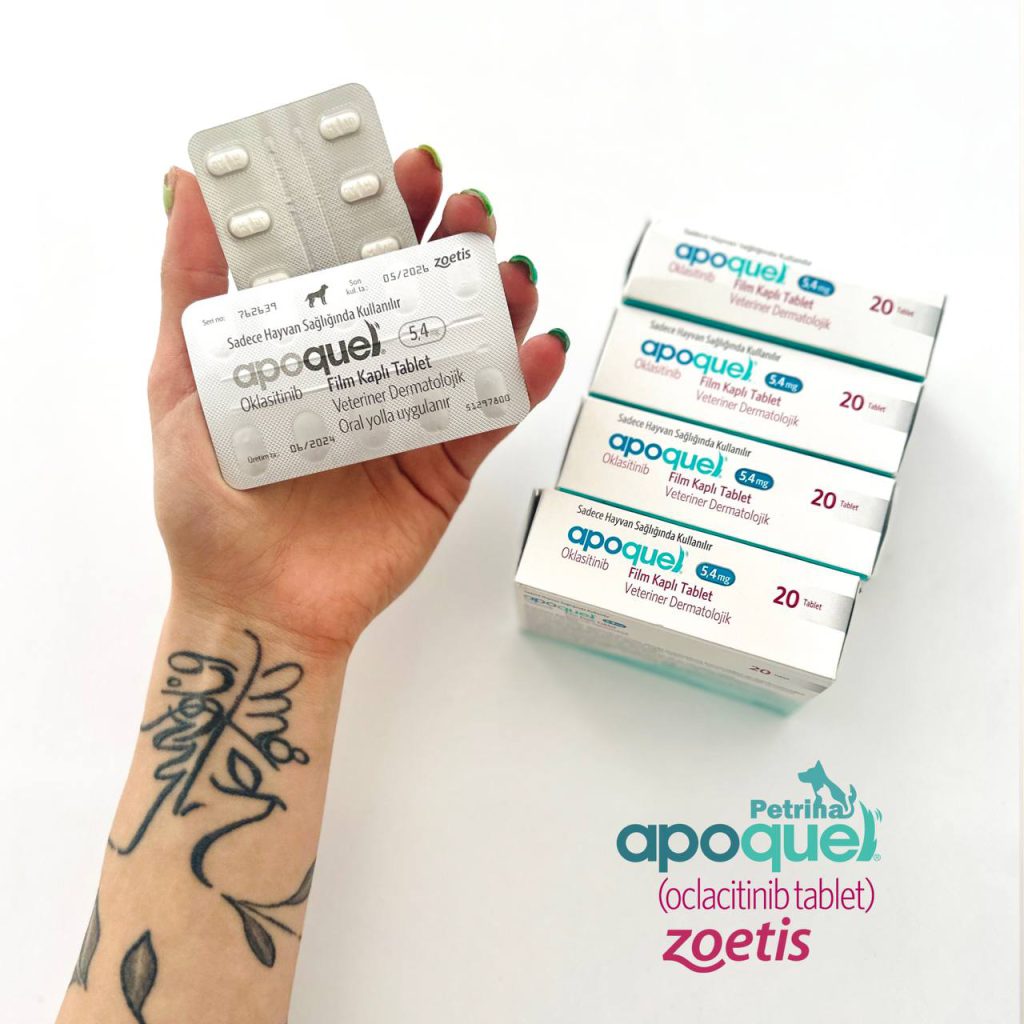 قرص آپوکوئل ضد خارش سگ 5/4 میلی گرم | Apoquel® 5/4 mg OCLACITINIB