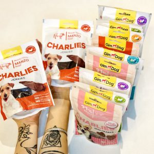 تشویقی سگ جیم داگ طعم گوشت گاو | Gim Dog Treats Gim Dog Charlies jerkies with Beef