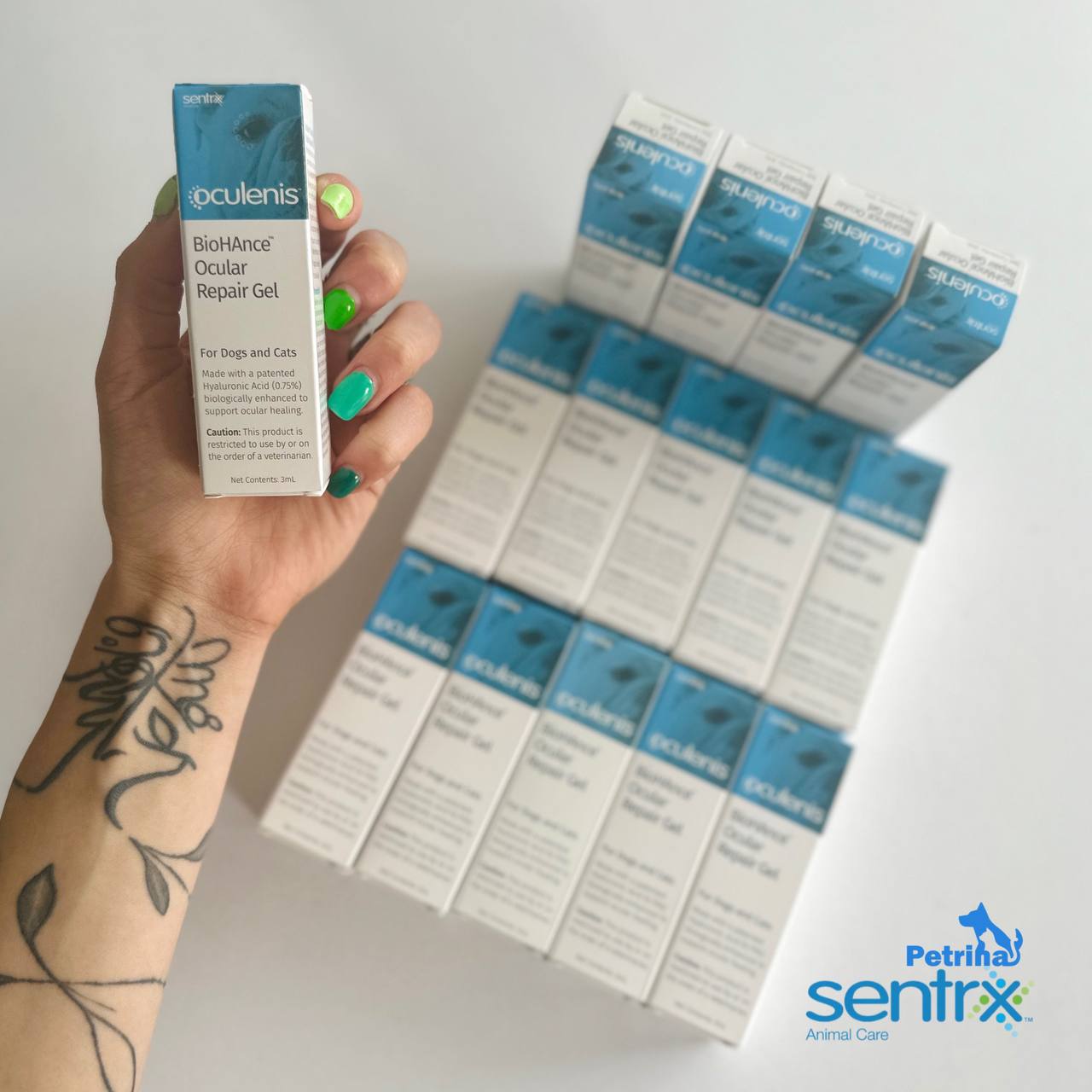 SentrX BioHance Ocular Repair Gel ژل ترمیم کننده چشم سگ و گربه BioHance برند SentrX (آمریکایی) | ترمیم آسیب قرنیه