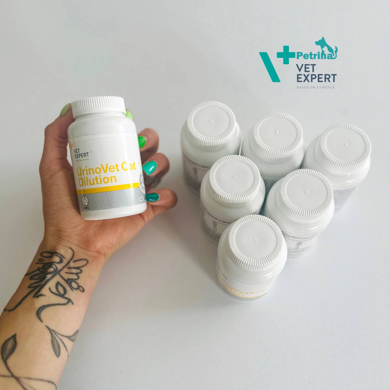 URINOVET CAT DILUTION مکمل درمانی Urinovet گربه وت اکسپرت | مراقبت تخصصی از دستگاه ادراری و کلیه (45 عدد) URINOVET CAT DILUTION