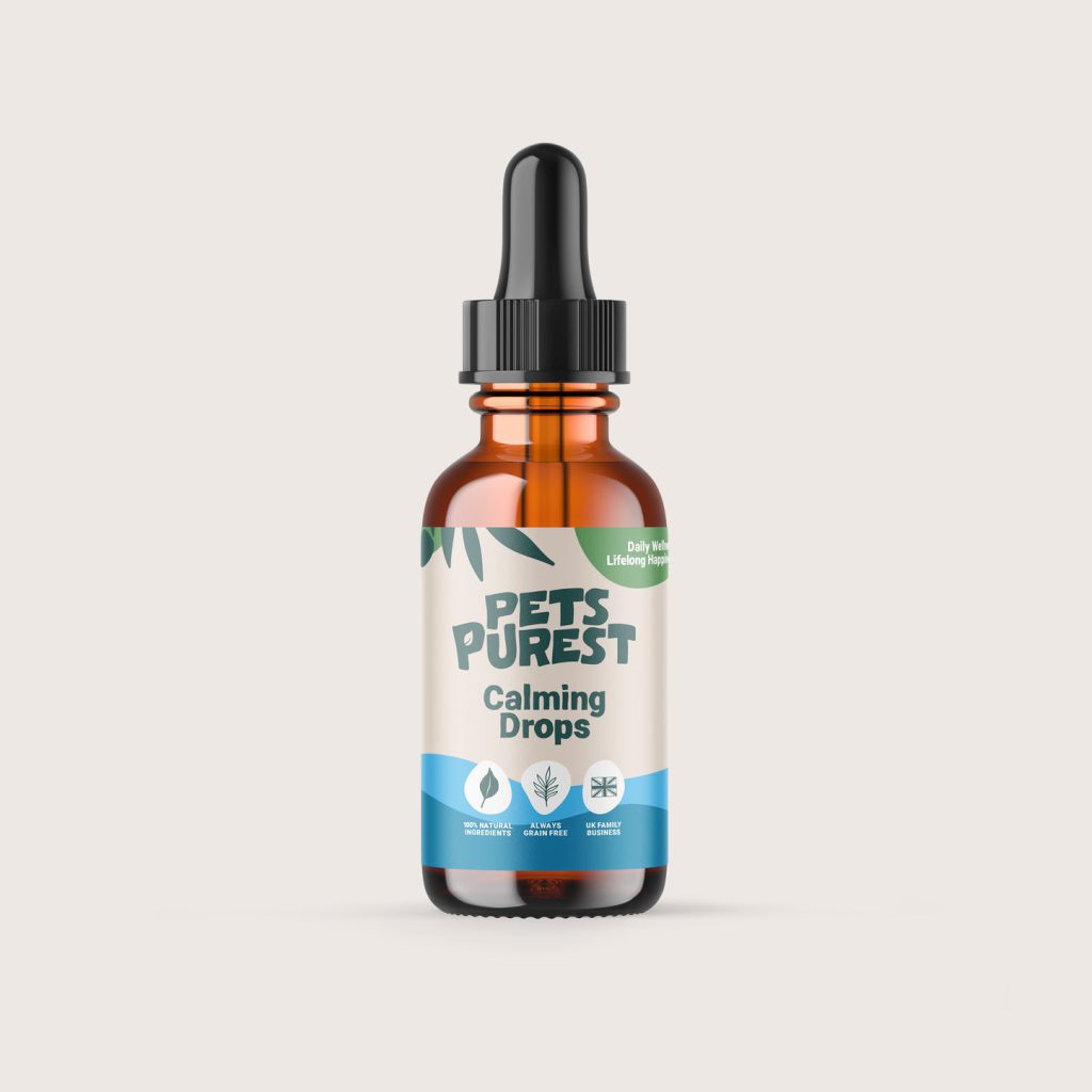 قطره آرامش بخش و ضد استرس طبیعی سگ و گربه برند Pets Purest (انگلیسی) Pets Purest Calming Drops | 50ml