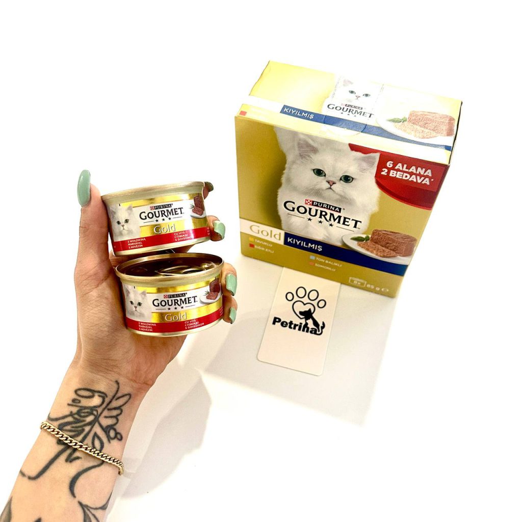 کنسرو گربه گورمت گلد گوشت گوساله (آلمانی) | 85 گرم GOURMET® Gold Savoury Cake Beef Wet Cat Food