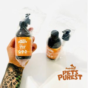 مکمل ضد حساسیت و خارش پوست سگ و گربه All-Itch برند Pets Purest (انگلیسی) Pets Purest Daily All-Itch Supplement 300ml