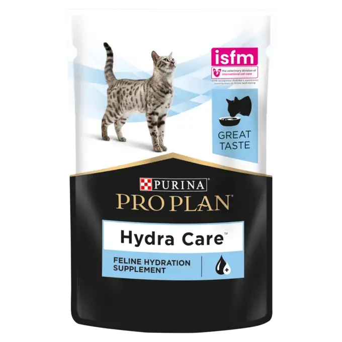 پوچ مراقبتی گربه Hydra Care برند پورینا | 85 گرم | آبرسانی بدن Pro Plan® Wet Cat Food PRO PLAN® HC Hydra Care Supplement