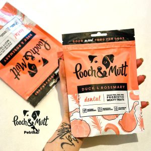 تشویقی سگ پروبیوتیکی Pooch & Mutt | اردک و رزماری | هایپو آلرژی و مراقبت از دندان