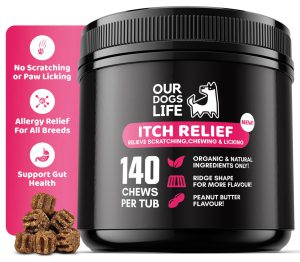 مکمل طبیعی ضد حساسیت و خارش سگ (140 عدد) برند انگلیسی OurDogsLife OurDogsLife Itch & Allergy Relief Supplement
