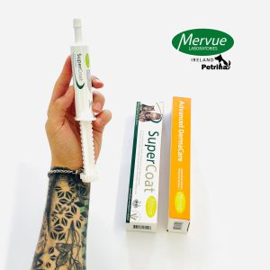 مکمل درمانی و تقویتی پوست و مو گربه و بچه گربه SuperCoat برند Mervue