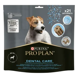تشویقی دنتال سگ پورینا Dental Care | کاهش جرم و تارتار | سایز کوچک (21 عدد) PURINA® PRO PLAN® DENTAL CARE SMALL