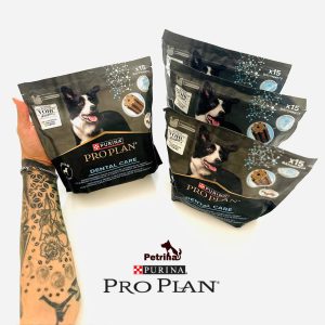 تشویقی دنتال سگ پورینا Dental Care | کاهش جرم و تارتار | سایز متوسط (15 عدد) PURINA® PRO PLAN® DENTAL CARE MEDIUM