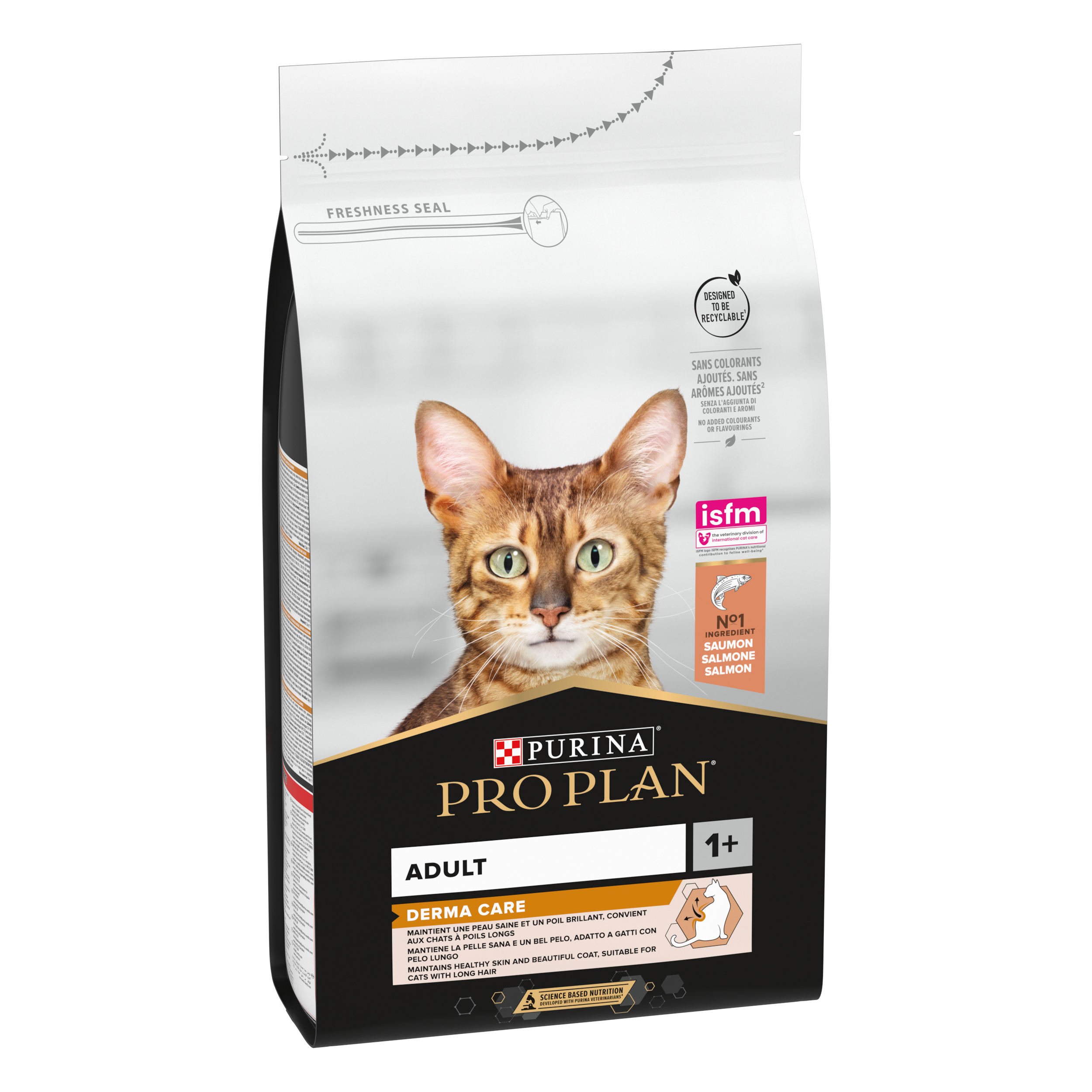 Proplan.DermaCare.Cats غذای خشک گربه پروپلن درماکر (مراقبتی پوست و مو) گوشت سالمون | 1/5 کیلو Pro Plan® Dry Cat Food Purina Pro Plan Adult Derma Care, Dry Cat Food with Salmon