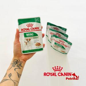 پوچ سگ رویال کنین مینی ادالت (نژاد کوچک) | 85 گرم Royal Canin Mini Adult Morsels In Gravy Wet food for dogs