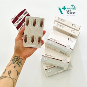 داروی درمان اسهال سگ و گربه DIARVET وت اکسپرت | کنترل فوری اسهال شدید - پشتیبان گوارشی گیاهی و مؤثر | 6 عدد VetExpert DIARVET SMALL BREED & CATS