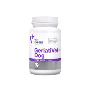 مکمل سگ مسن GeriatiVet  – وت اکسپرت (VetExpert) | سلامت اعضای حیاتی بدن | نژاد متوسط و بزرگ (بالای 15 کیلو)  VetExpert GeriatiVet Dog Large Breed