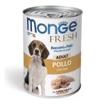 کنسرو سگ مونژه Monge Fresh تکه‌های مرغ | طبیعی | 400 گرم Monge Fresh Adult Dog Chunks in Loaf with Chicken for Dogs