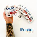 کنسرو سگ مونژه پته Monge Fresh گوشت بره | طبیعی - بدون غلات | 100 گرم Monge Fresh Paté and Chunkies with Lamb for Dogs