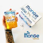 پوچ سگ مونژه گریل گوشت مرغ و بوقلمون | بدون غلات | 100 گرم Monge Grill Adult Dog Chunkies rich in Chicken and Turkey