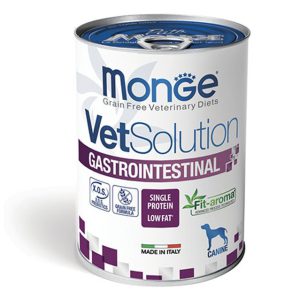 کنسرو درمانی سگ مونژه VetSolution گسترواینتنشیال (نارسایی گوارش و اسهال) | 400 گرم Monge VetSolution Gastrointestinal Canine 