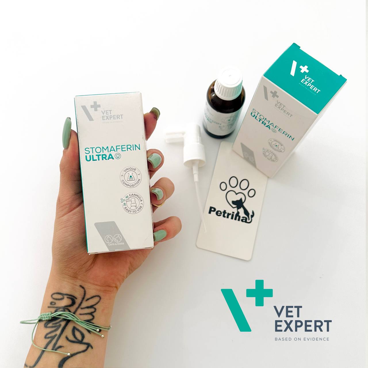VetExpert STOMAFERIN ULTRA ژل دندان سگ و گربه Stomaferin Ultra – وت اکسپرت (VetExpert) | کاهش پلاک، التهاب لثه و بوی بد دهان VetExpert STOMAFERIN ULTRA