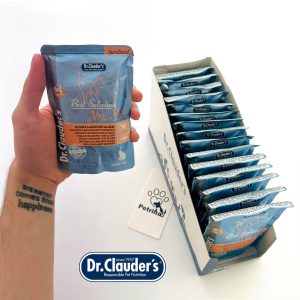 پوچ گربه عقیم شده دکتر کلادرز گوشت مرغ و ماهی Dr.Clauder's