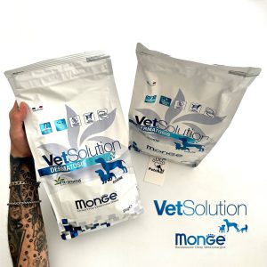غذای درمانی سگ ضد حساسیت پوستی مونژه (2 کیلو) | پروتئین سالمون هیدرولیز شده | درمان آلرژی محیطی و غذایی | Dermatosis 🌿 Monge VetSolution Dermatosis Canine