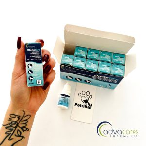 قطره گوش OtofloCare™ Ear Drops AdvaCare برای سگ، گربه و خرگوش | درمان جرب، قارچ، آنتی بیوتیک و ضد التهاب
