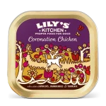 کنسرو سگ لیلیز کیچن | مرغ، کدوحلوایی و کرن بری | بدون غلات - 150 گرم | Lily's Kitchen Coronation Chicken