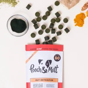 مکمل طبیعی تقویت گوارش و پاک سازی روده سگ Pooch&Mutt Gut Detoxifier Pooch&Mutt Gut Detoxifier Supplement
