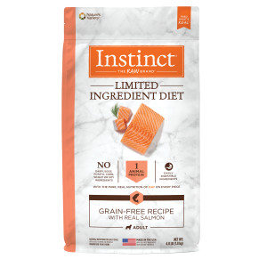 غذای خشک سگ اینستینکت | مناسب حساسیت غذایی |ماهی سالمون - بدون غلات (1/8 کیلو) | Limited Ingredient INSTINCT® DOG FOOD Instinct® dog Food Limited Ingredient Diet Real Salmon Recipe