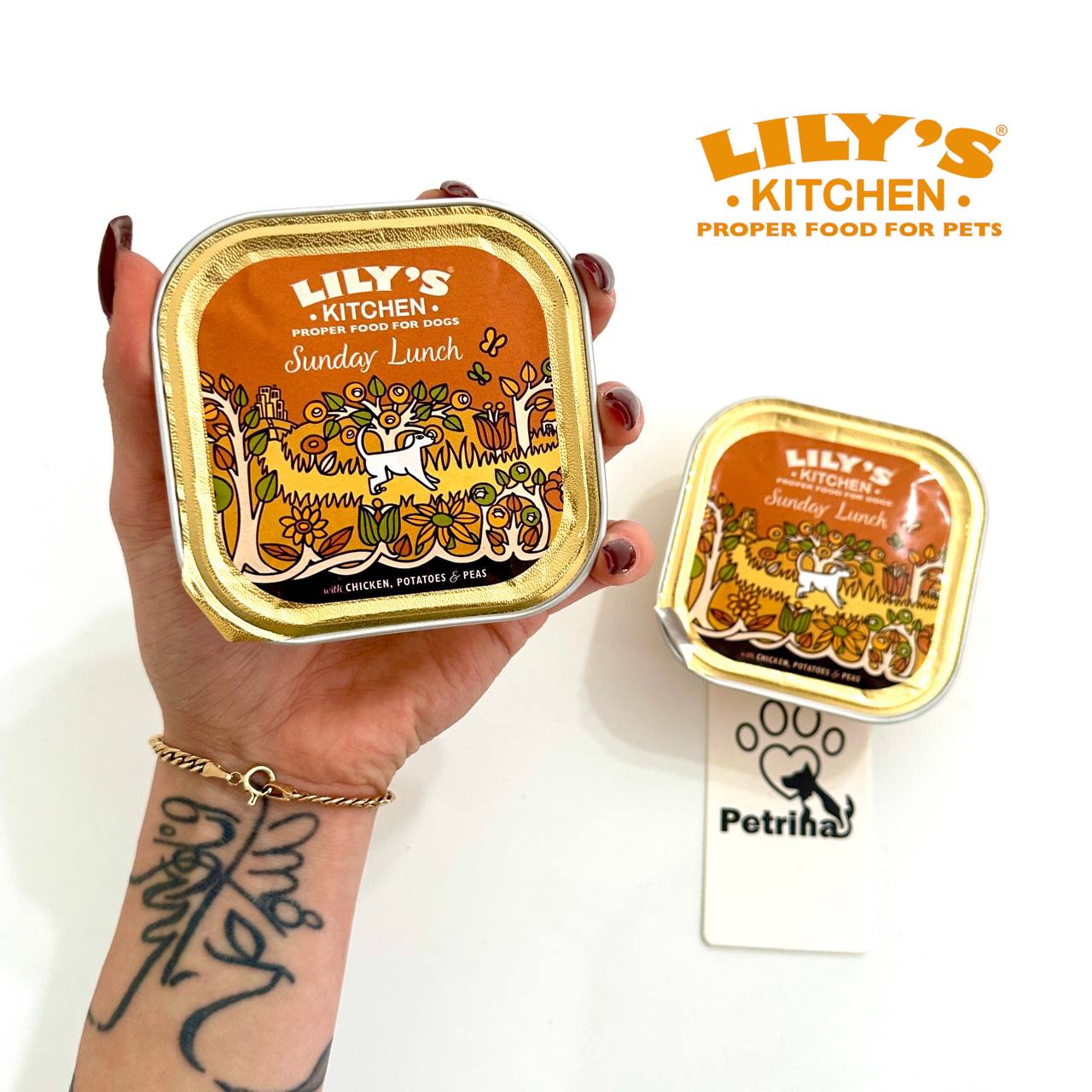 Lily's Kitchen Sunday Lunch (150g) for Dogs کنسرو سگ ارگانیک لیلیز کیچن | مرغ و سبزیجات | بدون غلات - 150 گرم | Lily's Kitchen Sunday Lunch