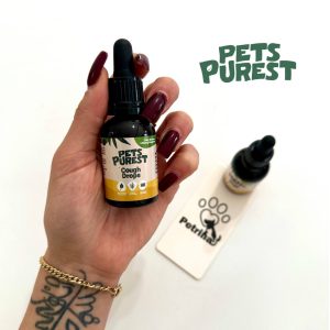 قطره ضد سرفه سگ و گربه Cough Drops برند Pets Purest (انگلیسی) | 30 میل Pets Purest Cough Drops | 30ml آرا