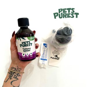 شربت ضد اسهال سگ و گربه Tummy Settler برند Pets Purest (انگلیسی) | آرامش بخش معده | حجم 250 میل Pets Purest Natural Tummy Settler 250ml