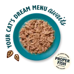 کنسرو گربه عقیم شده Lily's Kitchen | تن ماهی در آبگوشت | طبیعی و بدون غلات (70 گرم) Lily’s Kitchen Tuna Shredded Fillets in Broth (70g)