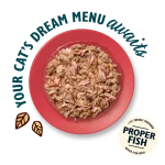 کنسرو گربه عقیم شده Lily's Kitchen | تن ماهی در آبگوشت | طبیعی و بدون غلات (70 گرم) Lily’s Kitchen Tuna with Salmon Shredded Fillets in Broth (70g)