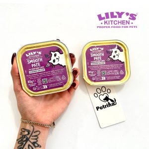 کنسرو پته گربه Lily's Kitchen (بالای 7 سال) مرغ و ماهی کاد | طبیعی و بدون غلات | 85 گرم Lily's Kitchen Chicken with Cod Paté for Mature Cats (85g)