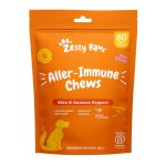مکمل آلرژی ایمون زستی پاز سگ | ضد آلرژی فصلی و محیطی (60 عدد) | Zesty Paws Allergy & Immune Zesty Paws Allergy & Immune Chews for Dogs