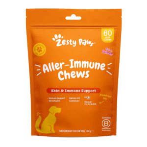 مکمل آلرژی ایمون زستی پاز سگ | ضد آلرژی فصلی و محیطی (60 عدد) | Zesty Paws Allergy & Immune Zesty Paws Allergy & Immune Chews for Dogs