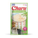 تشویقی گربه Inaba Churu با مرغ و صدف دریایی | بدون غلات - کم کالری، بافت کرمی، لیسیدنی | غنی شده با تائورین و ویتامین E Churu Chicken with Scallop Recipe| Creamy Treats