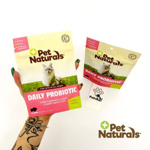 پروبیوتیک گربه Pet Naturals (آمریکایی) | سلامت گوارش 100% طبیعی | 30 عدد Pet Naturals Daily Probiotic for Cats - 30ct