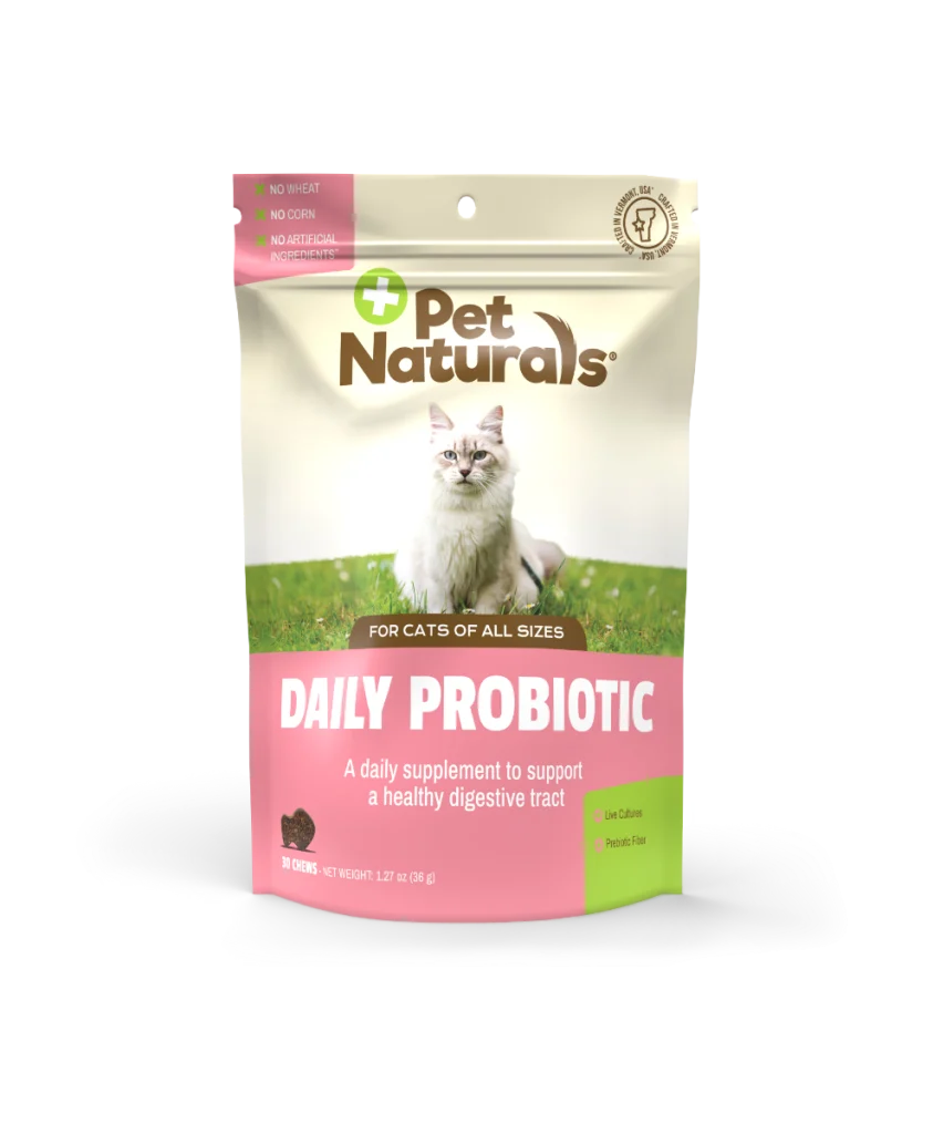 پروبیوتیک گربه Pet Naturals (آمریکایی) | سلامت گوارش 100% طبیعی | 30 عدد  Pet Naturals Daily Probiotic for Cats - 30ct