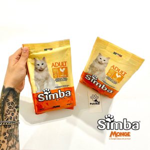 غذای گربه مونژه Simba | مرغ| 400 گرم Monge Simba Adult Cat kibbles with Chicken