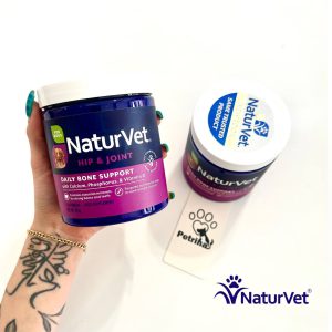 پودر تقویت استخوان و مفاصل سگ نچر وت (آمریکایی) | کلسیم، فسفر ویتامین D NaturVet® Daily Bone Support Powder (formerly Calcium-Phosphorus) NaturVet – Daily Bone Support Powder
