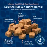 مکمل تقویت پوست و موی سگ و گربه امگا گُلد نچر وت (آمریکایی) | 90 عدد NaturVet® OMEGA-GOLD Soft Chews for Dogs and Cats