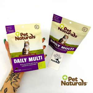 مولتیویتامین گربه Pet Naturals (آمریکایی) | همهکاره 100% طبیعی | 30 عدد Pet Naturals Daily Multi for Cats - 30ct