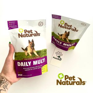 مولتی ویتامین سگ Pet Naturals (آمریکایی) | ۲۵ ریزمغذی کلیدی - 100% طبیعی | 30 عدد Pet Naturals Daily Multi for Dogs - 30ct معر
