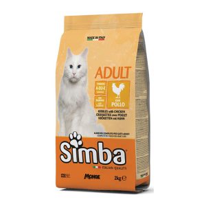 غذای گربه مونژه Simba | مرغ| 400 گرم Monge Simba Adult Cat kibbles with Chicken