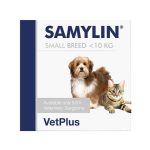 مکمل تخصصی سلامت کبد سگ و گربه SAMYLIN برند Vet Plus (انگلیسی) | کمتر از 10 کیلو | ساشه ای Vet Plus SAMYLIN® Small Breed Sachets