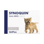 مکمل تخصصی سلامت مفاصل سگ SYNOQUIN برند Vet Plus (انگلیسی) | نژاد کوچک | 30 عدد Vet Plus SYNOQUIN® SMALL BREED TABLETS