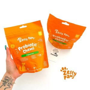 مکمل پروبیوتیک سگ زستی پاز | سلامت روده و گوارش - 60 عدد | Zesty Paws Probiotic Chews